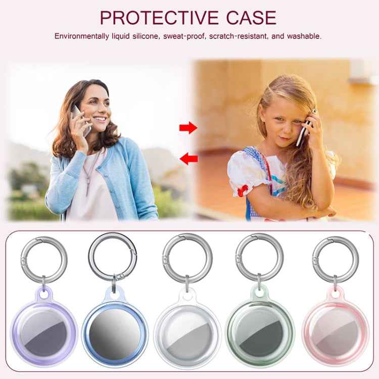 2PCS Anti-Lost Location Tracker Protective Case For Apple AirTag
