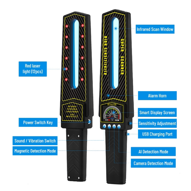 S699 Signal Detector Anti-candid Shooting Anti-eavesdropping GPS Scanning Detector