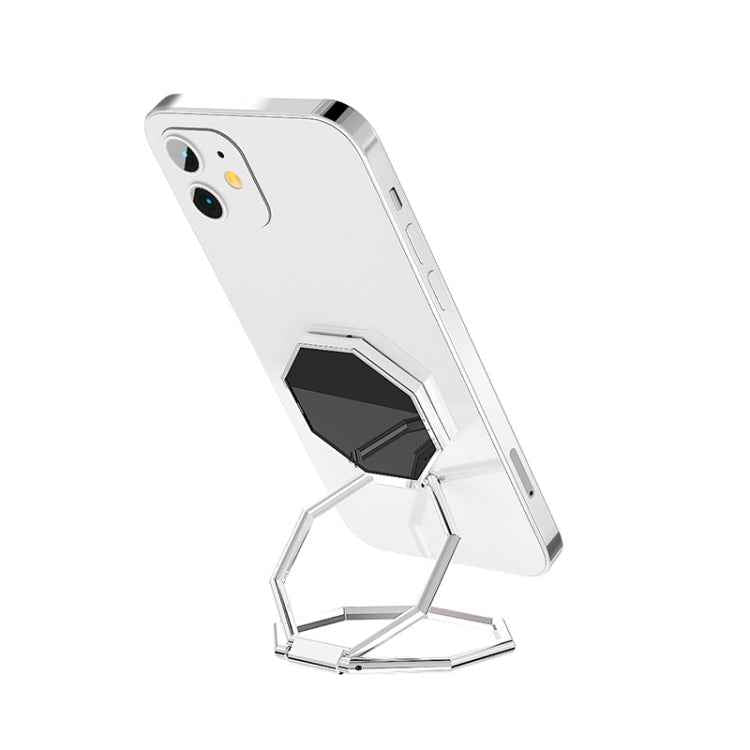 Metal Ring Buckle Live Rotating Magnetic Suction Car Desktop Tablet Folding Phone Bracket