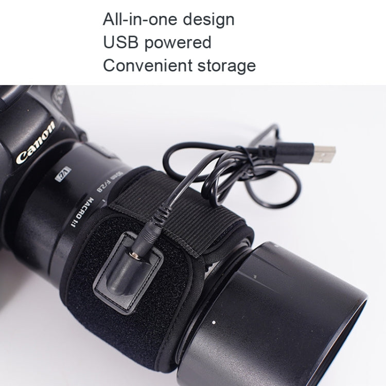 DJ-006 Camera USB Degrader Lens Diving Material Warm Belt, Camera USB Degrader
