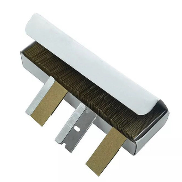 100 PCS A25 Car Film Mobile Phone Screen Auxiliary Tool Single Sided Stainless Steel Blade, 100 PCS - BSPART