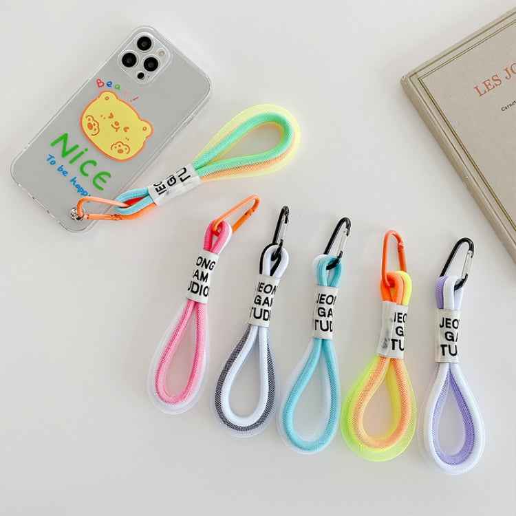 5 PCS Mobile Phone Case Fluorescent Lanyard Cellphone Wrist Rope