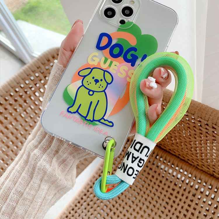 5 PCS Mobile Phone Case Fluorescent Lanyard Cellphone Wrist Rope