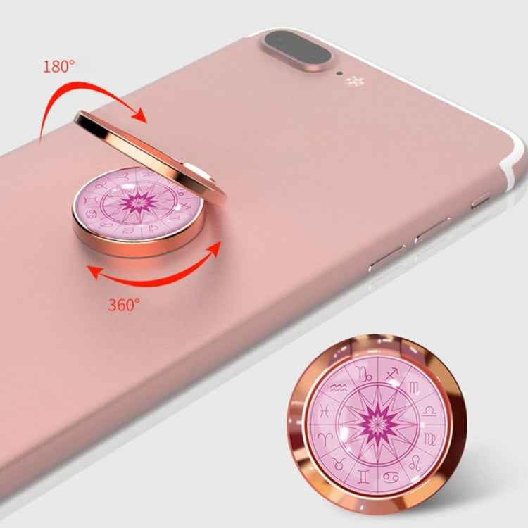 3 PCS Epoxy Constellation Mobile Phone Ring Holder Ring Buckle