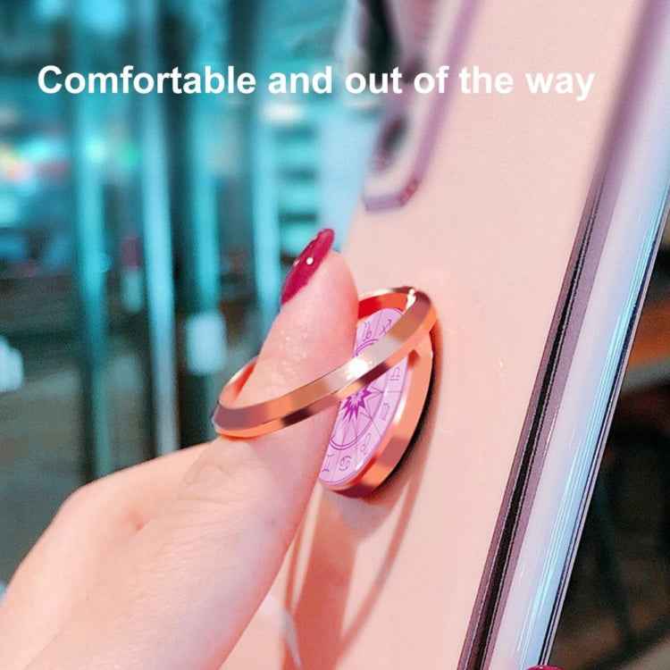 3 PCS Epoxy Constellation Mobile Phone Ring Holder Ring Buckle