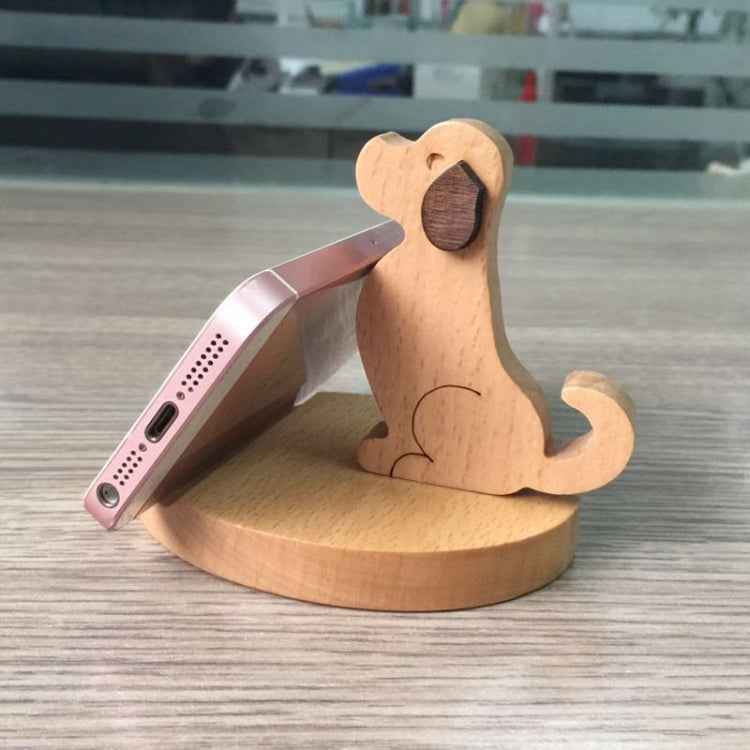 Wooden Mobile Phone Bracket Beech Lazy Mobile Phone Holder,Style: