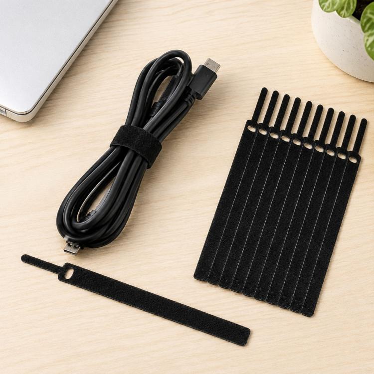 50 PCS Needle Shape Self-adhesive Data Cable Organizer Colorful Bundles, 10 x 130mm, 12 x 115mm, 12 x 145mm, 15 x 200mm, 15 x 300mm