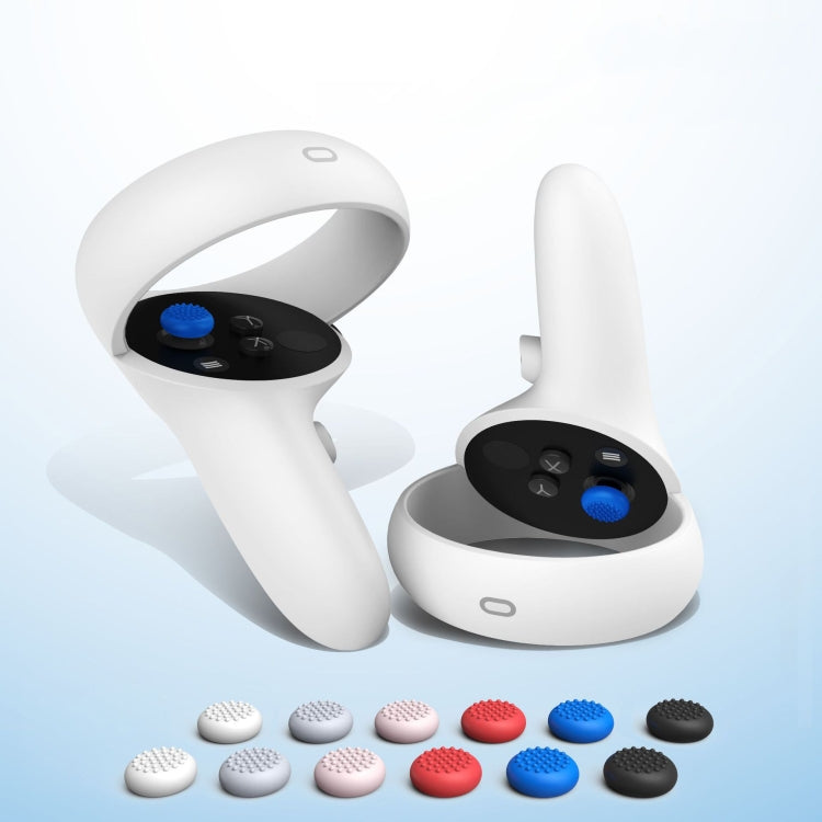 Peripheral Button VR Handle Rocker Silicone Protective Cover, For Meta Quest 2, Handle Rocker Protector (White), Handle Rocker Protector (Pink), Handle Rocker Protector (Red), Handle Rocker Protector (Blue), Handle Rocker Protector (Black)             ...