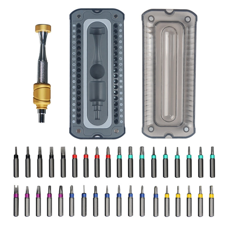 37 In 1 Aluminum Glasses Screwdriver Set Computer Watch Dismantling Repair Tools, 37 in 1