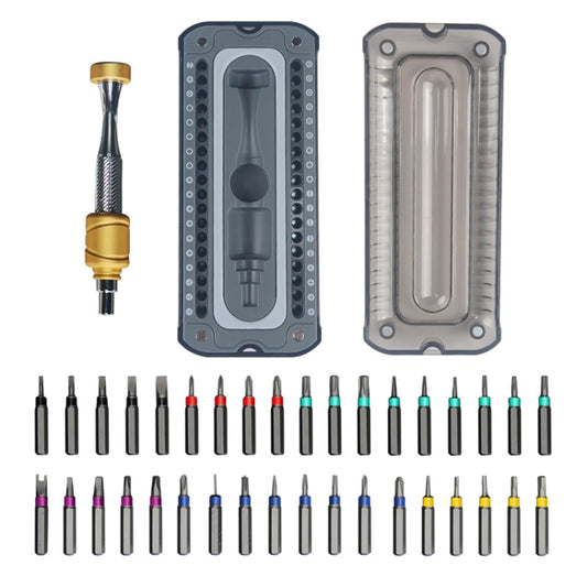 37 In 1 Aluminum Glasses Screwdriver Set Computer Watch Dismantling Repair Tools, 37 in 1