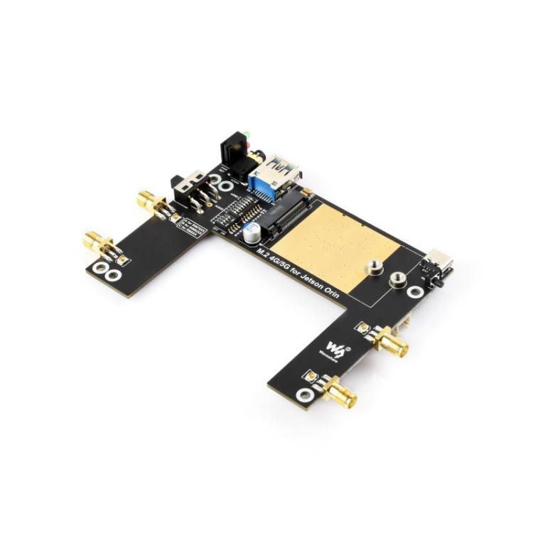 Waveshare SIM7600G-H-M.2 4G Module for Jetson Orin Supports 4G / 3G / 2G Communication And GNSS Positioning, Global Coverage, 32257