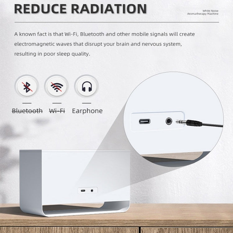 White Noise Sleep Instrument Simulation Flame Ultrasonic Humidifier, White Noise