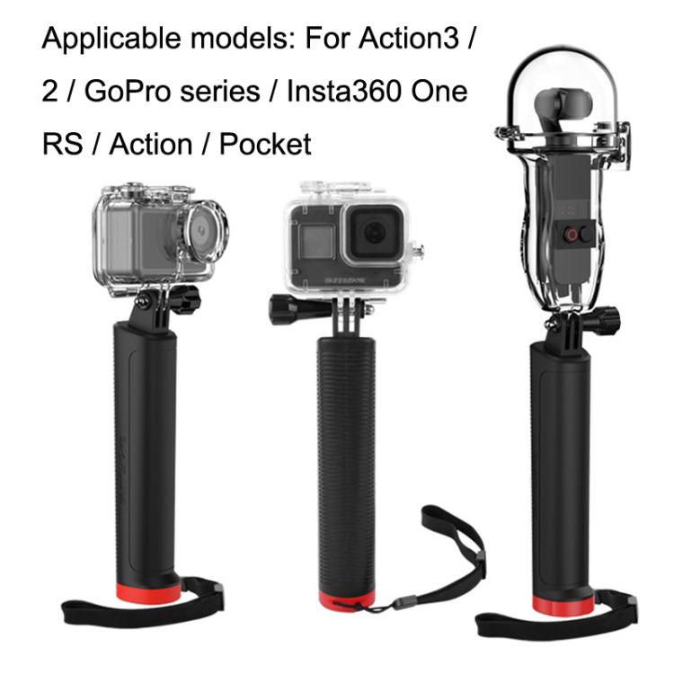 Sunnylife TY-Q9260 For Action 3 / GoPro Hero 11 / 360 ONE RS Action Camera Handle Floating Rod