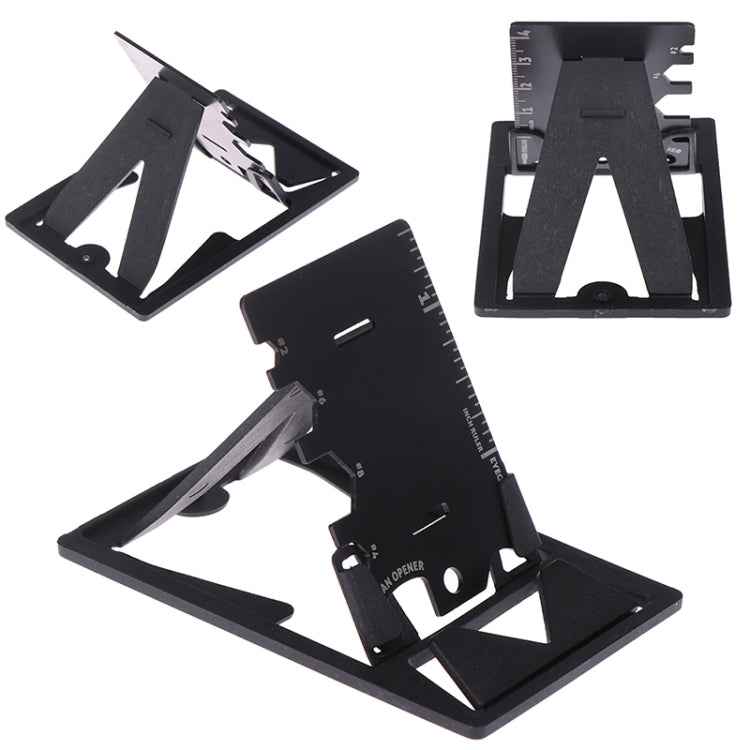 4 PCS Multifunction Folding Mobile Phone Bracket Mini EDC Tool Card Bottle Opener
