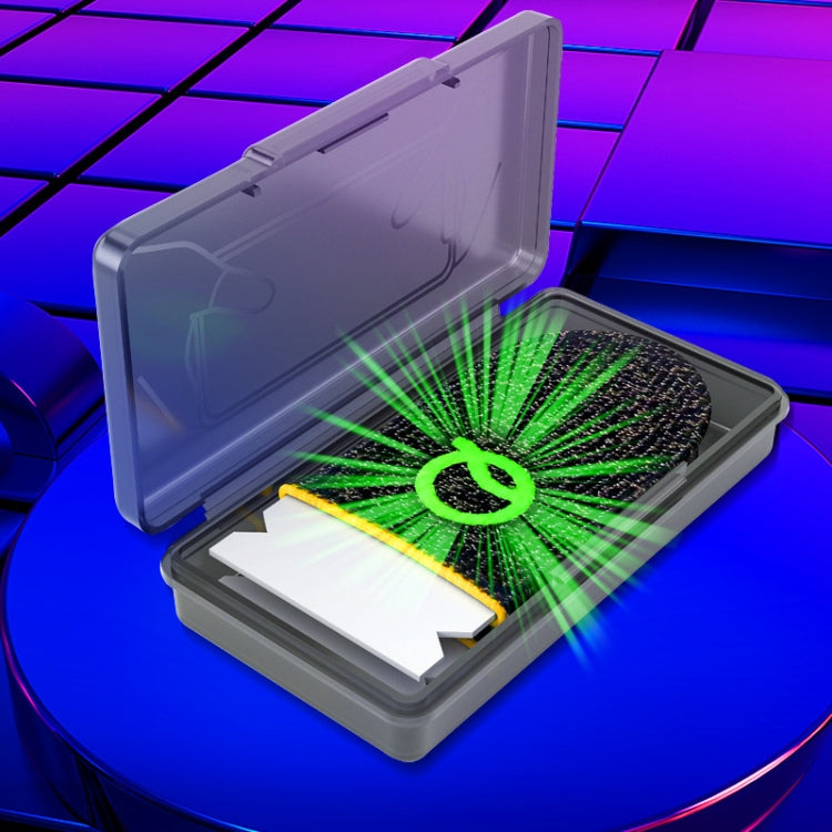 3 Pairs Gaming Finger Sleeve Breathable Luminous Fingertips,Color:, Carbon Fiber Yellow, Silver Fiber Yellow, Silver Fiber Blue