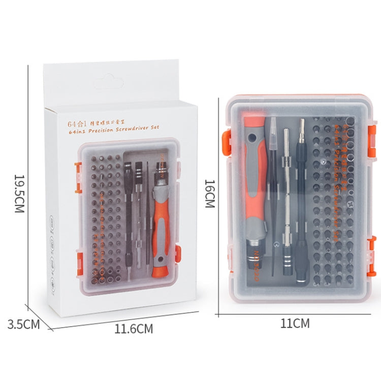 Screwdriver Kit Cell Phone Tablet Disassembly Tools, 64 in 1