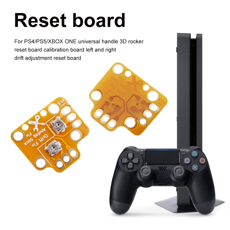 2 PCS Controller Analog Thumb Stick Drift Fix Mod For PS5 / PS4 / Xbox One, Drift Fix Mod (Black), Drift Fix Mod (Orange)