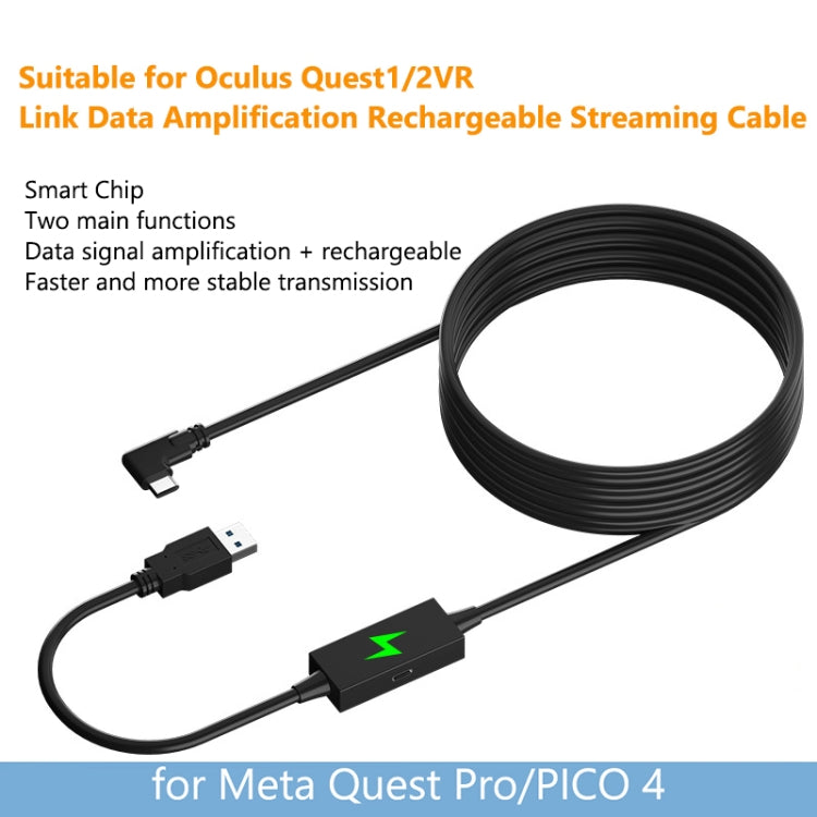 For Meta Quest Pro USB To Type-C VR Headset Data Line Cable, For Meta Quest Pro