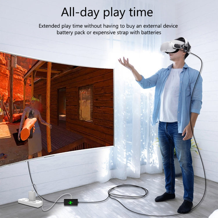 For Meta Quest Pro USB To Type-C VR Headset Data Line Cable, For Meta Quest Pro