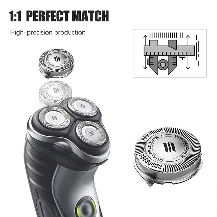 For Philips HQ8/HQ7180/HQ7140/HQ6090/HQ6075/PT860/870 Dual Shavers Blade