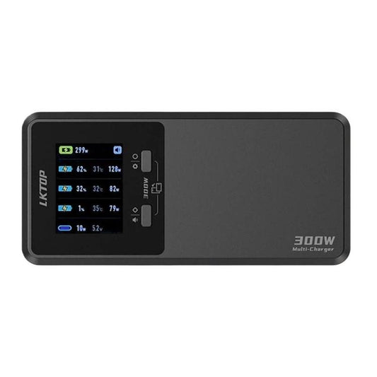 For DJI Matrice 4D / 4TD LKTOP UC363 Digital Display 3-Channel Charging Manager 300W Battery Fast Charger, US Plug, EU Plug