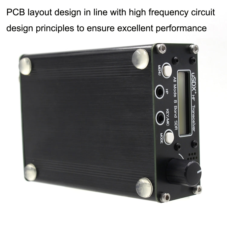 Usdr Usdx + V2 Plus 8 Band SDR Full Mode HF SSB QRP High Frequency Transceiver, Spec: EU Plug, EU Plug, US Plug, No Power Supply