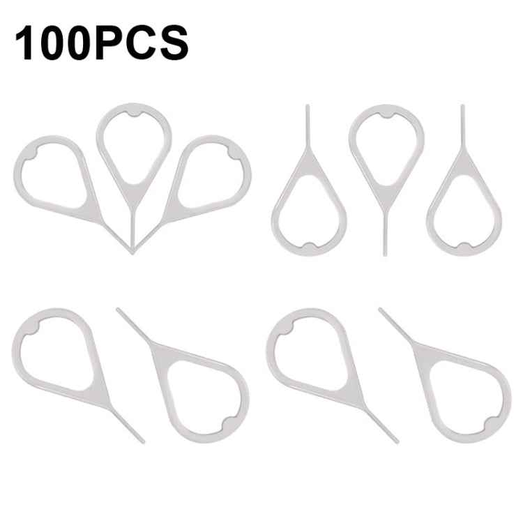 100 PCS Universal Thickened and Hardened Steel Phone Card Removal Pin