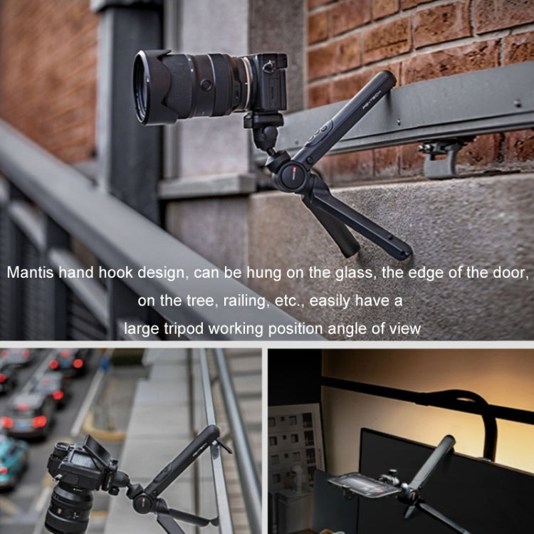 PGYTECH Camera Mobile Phone Desktop Pan Tilt Handheld Tripod, Black, White, Only Tripod, Remote Control Set, Remote control M1