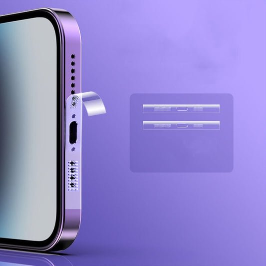 5 Sets Soft Hydrogel Film Speaker Dust Net For iPhone 14 iPhone 13 iPhone 12 Series ,Spec：