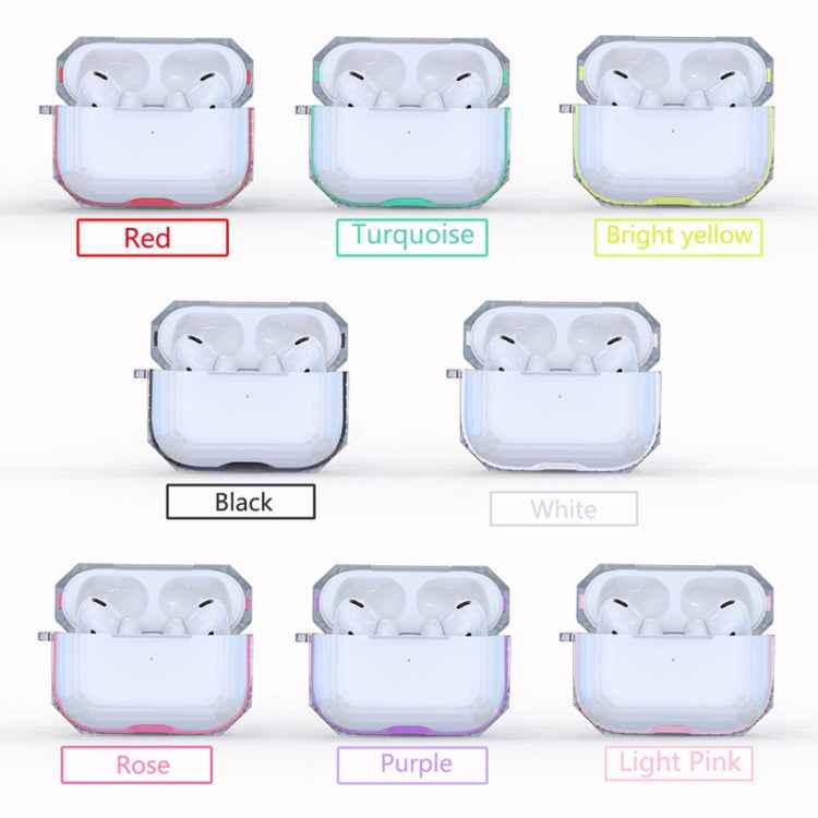 For AirPodS Pro RJT-AP-03 Bluetooth Earphone Transparent Soft Case TPU Protection Cover