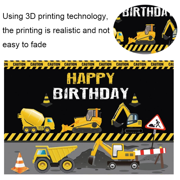 1.5m x 1m  Construction Vehicle Series Happy Birthday Photography Background Cloth, 1.5m x 1m (Mdv00452), 1.5m x 1m (Mdv00968), 1.5m x 1m (Mdz00628), 1.5m x 1m (MSD00278), 1.5m x 1m (MSD00212), 1.5m x 1m (Mdn08682), 1.5m x 1m  (Mdm07372)               ...