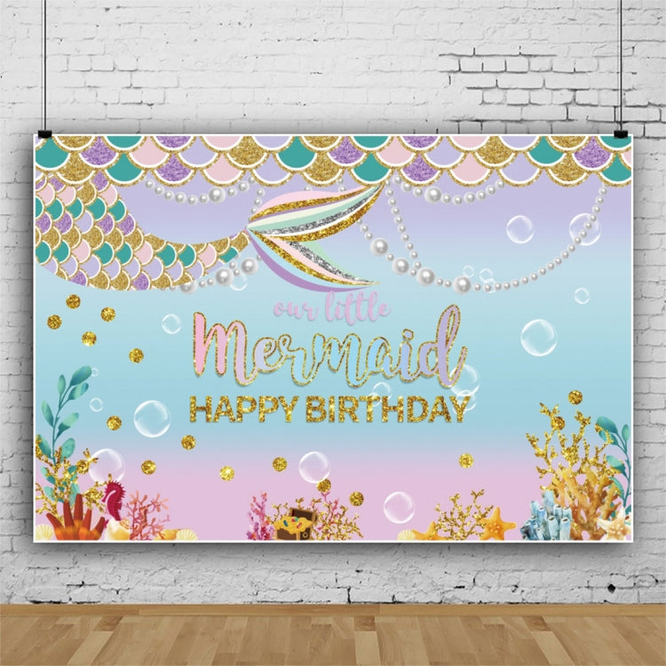 120 x 80cm Mermaid Happy Birthday Photography Background Cloth, 120 x 80cm (12002575), 120 x 80cm (12009595), 120 x 80cm (12009608), 120 x 80cm (12009768), 120 x 80cm (12101789), 120 x 80cm (12101996), 120 x 80cm (11401122), 120 x 80cm (12010125)