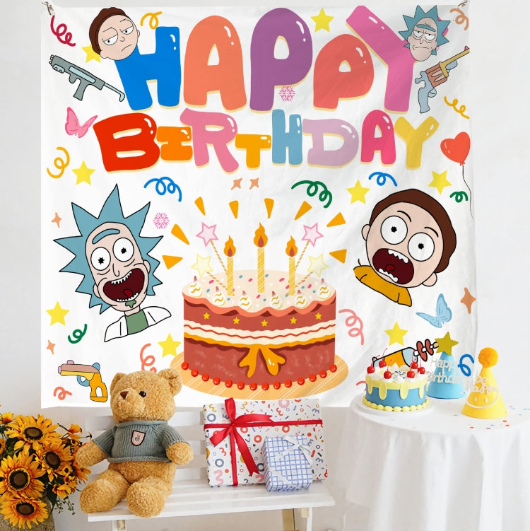 Birthday Layout Hanging Cloth Children Photo Wall Cloth, 150x230cm Velvet, 180x200cm Velvet