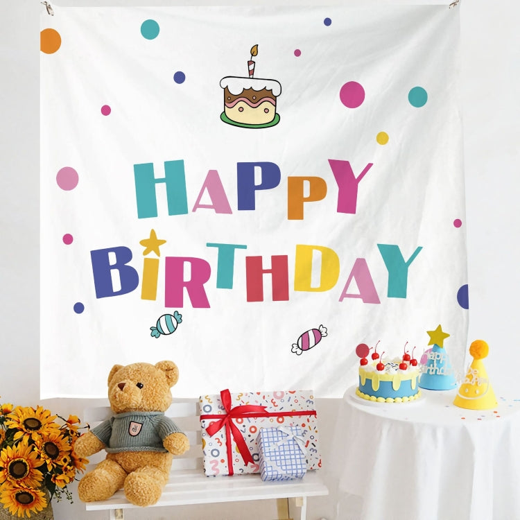 Birthday Layout Hanging Cloth Children Photo Wall Cloth, 150x230cm Velvet, 180x200cm Velvet