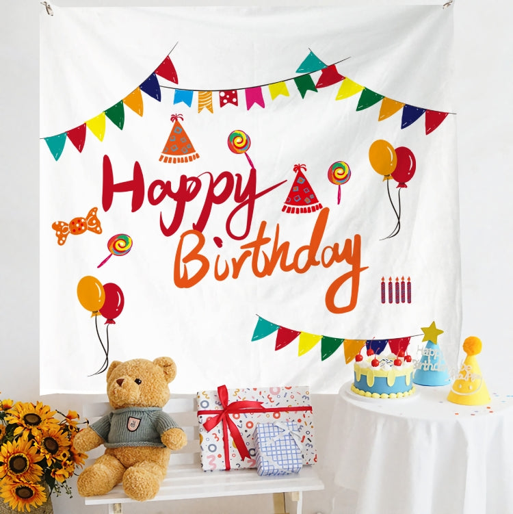 Birthday Layout Hanging Cloth Children Photo Wall Cloth, 150x230cm Velvet, 180x200cm Velvet
