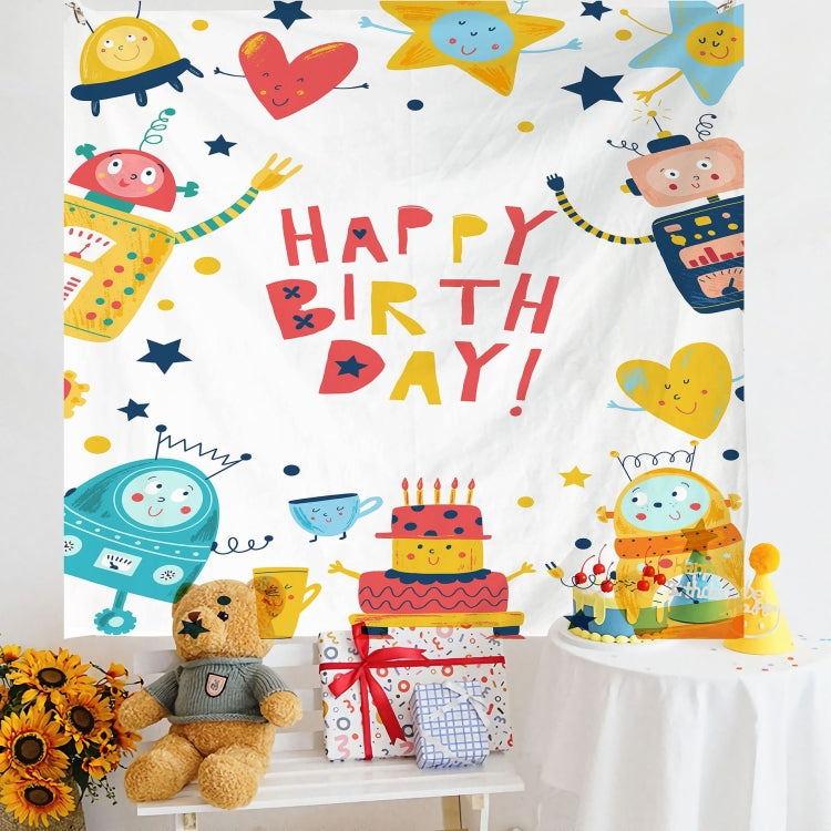 Birthday Layout Hanging Cloth Children Photo Wall Cloth, 180x230cm Velvet