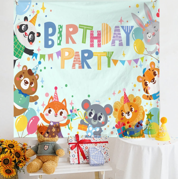Birthday Layout Hanging Cloth Children Photo Wall Cloth, 180x230cm Velvet