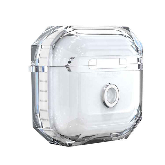 For AirPods 3 RJT-AP-03 Transparent Anti-fall Bluetooth Earphone Protective Sleeve