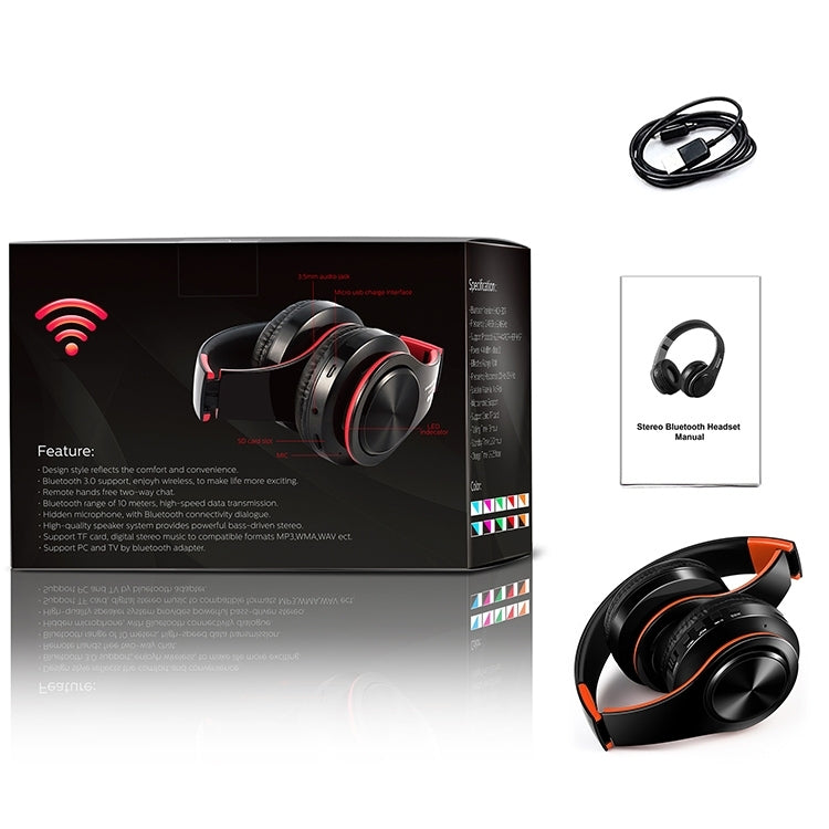 LPT660 Bluetooth Wireless Headset HIFI Stereo Sports Headphones, LPT660 (White Orange), LPT660 (White Pink), LPT660 (White Gold), LPT660 (Black+Green), LPT660 (White Rose Gold), LPT660 (Black Orange), LPT660 (Black Pink), LPT660 (Black Gold)           ...
