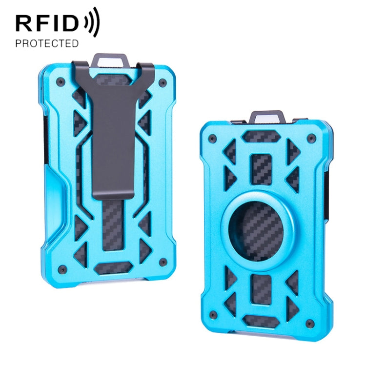 For AirTag 2nd Gen / AirTag 1st Gen Card Holder Metal Anti-Theft RFID Wallet, ak-4 A Black, ak-4 A Blue, ak-4 A  Silver, ak-4 A  Gray, ak-4 B  Black, ak-4 B Silver, ak-4 B Blue, ak-4 B Gray