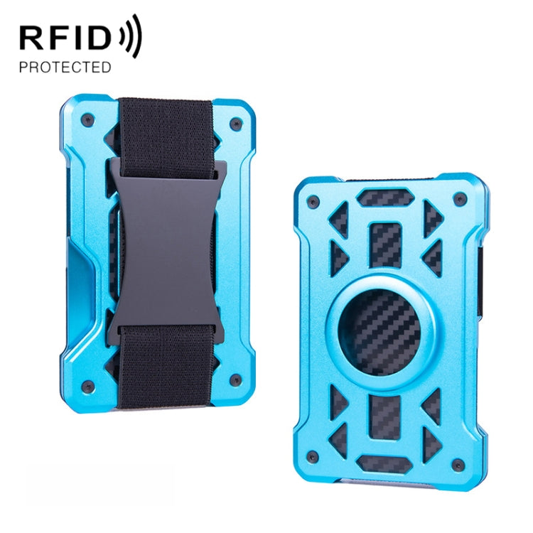 For AirTag 2nd Gen / AirTag 1st Gen Card Holder Metal Anti-Theft RFID Wallet, ak-4 A Black, ak-4 A Blue, ak-4 A  Silver, ak-4 A  Gray, ak-4 B  Black, ak-4 B Silver, ak-4 B Blue, ak-4 B Gray