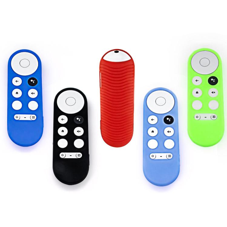 For Google Chromecast 2020 Y16 Remote Control Anti-fall Silicone Protective Case, Y16 (Black), Y16 (Red), Y16 (Blue), Y16 (Luminous Green), Y16 (Luminous Blue)