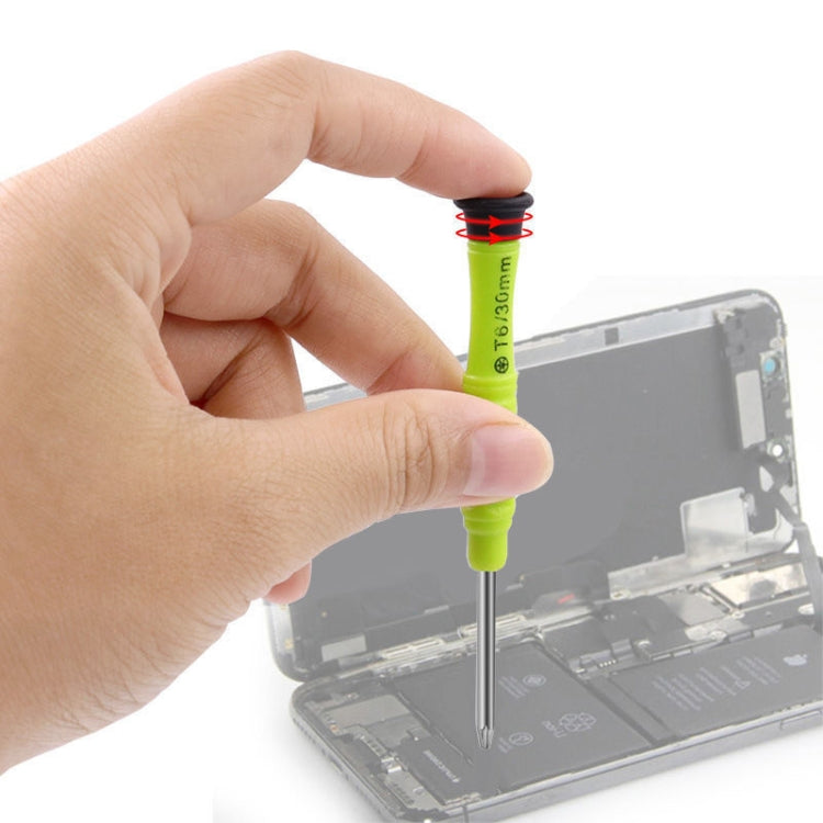 20pcs Mini Screwdriver Anti-Slip Mobile Phone Disassembly Maintenance Tools, 1.5 Phillips, 1.5 Straight, 2.0 Phillips, 2.0 Straight, 1.2 Phillips, 1.2 Five Star, 0.8 Five Star, 0.6Y, T2, T3, T4, T5, T6