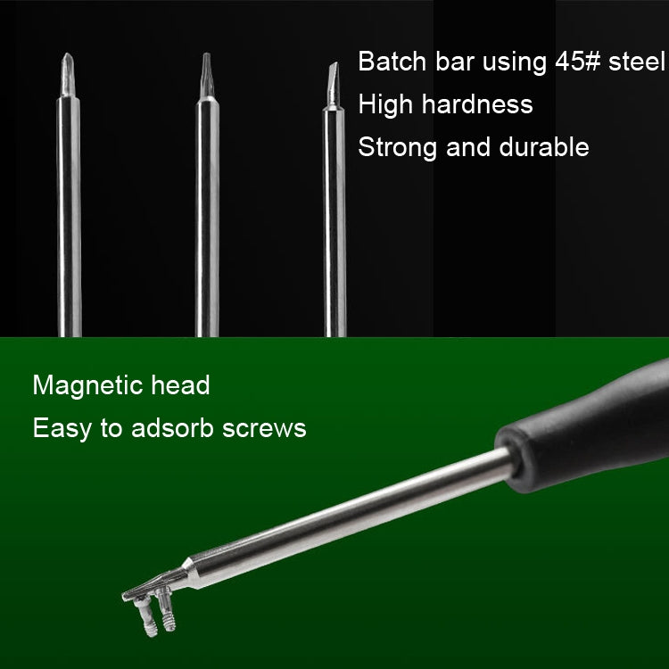 30pcs Color Hat Screw Batch Digital Mobile Phone Clock Maintenance Tool, 1.5 Phillips, 1.5 Straight, 0.8 Five Star, 0.6 Y Shape, T2 Hexagon, T5 Hexagon