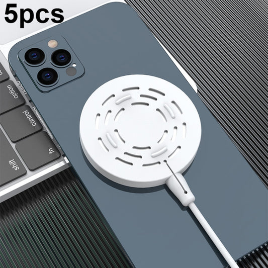 5pcs CP06 Magsafe Wireless Charger Silicone Protective Case