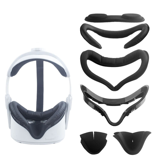 For Meta Quest 2 VR Headset 6pcs/set Replacement Face Eye Pad Cushion, 6pcs/set Face Eye Pad