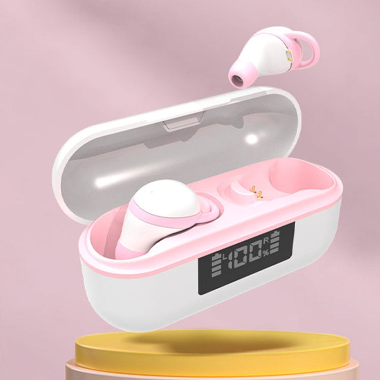 X999 Mini Wireless Noise Cancelling With Digital Display Charging Bin Bluetooth Headset, X999 Skin Color, X999 Black, X999 White, X999 Pink