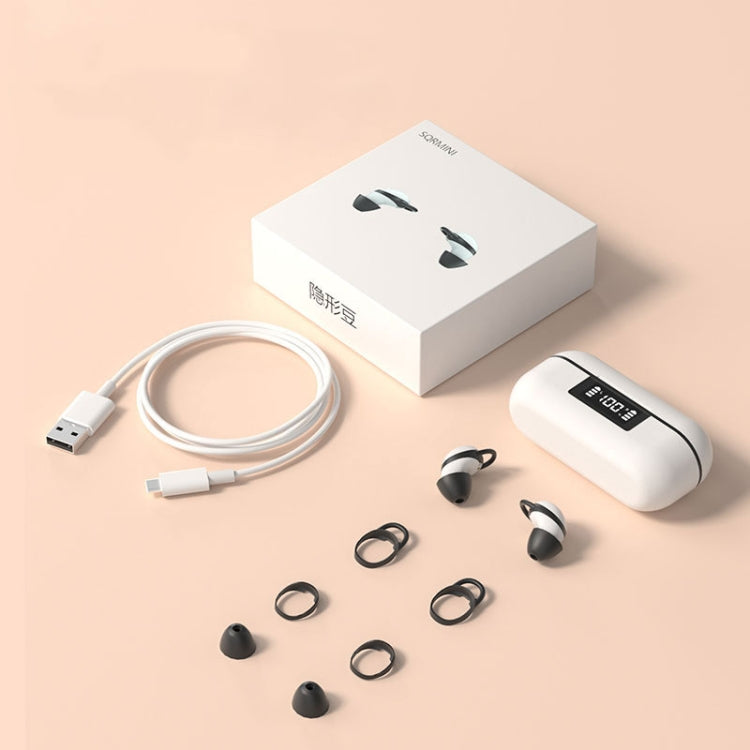 X999 Mini Wireless Noise Cancelling With Digital Display Charging Bin Bluetooth Headset