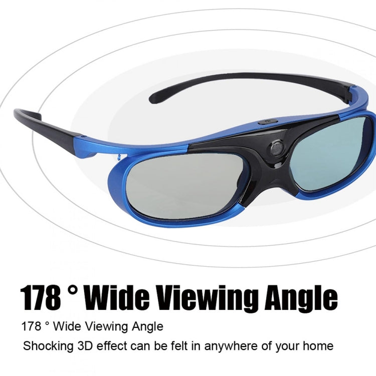 JX30-T Active Shutter 3D Glasses Support 96HZ-144HZ for DLP-LINK Projection X5/Z6/H2, JX30-T