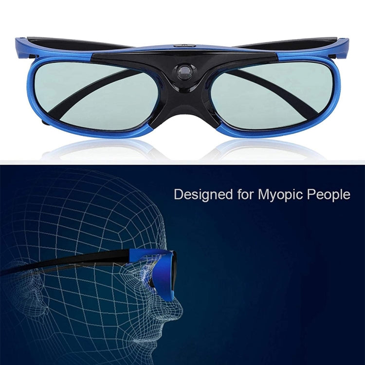 JX30-T Active Shutter 3D Glasses Support 96HZ-144HZ for DLP-LINK Projection X5/Z6/H2, JX30-T